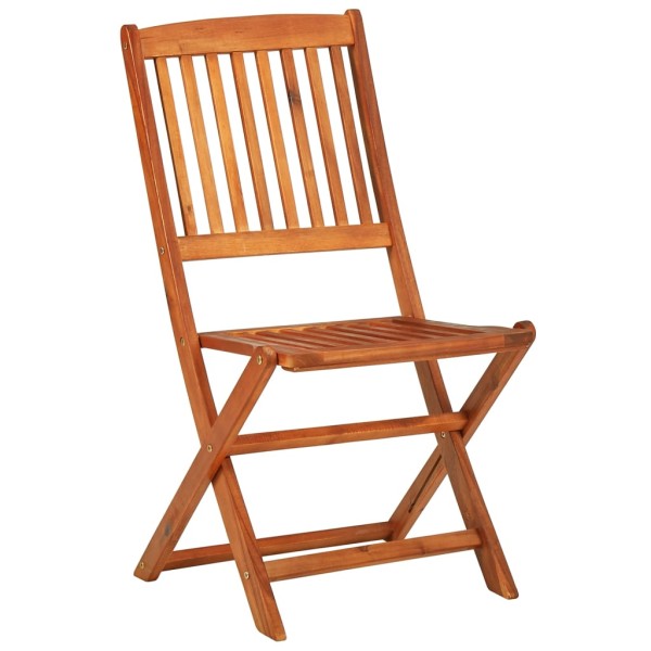 Set de comedor para jardín 9 piezas madera maciza de acacia Set de comedor para jardín 9 piezas madera maciza de acacia