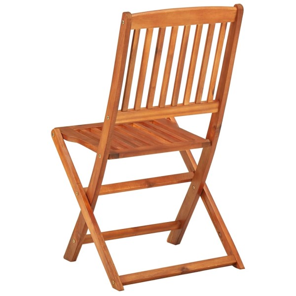 Set de comedor para jardín 9 piezas madera maciza de acacia Set de comedor para jardín 9 piezas madera maciza de acacia