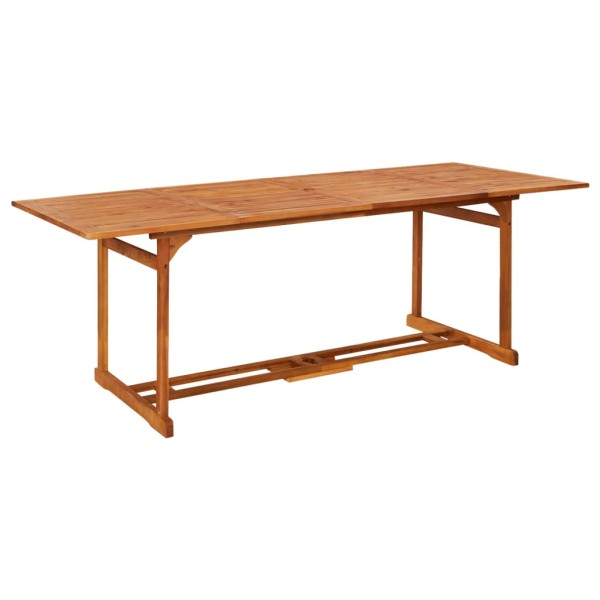 Set de comedor para jardín 9 piezas madera maciza de acacia Set de comedor para jardín 9 piezas madera maciza de acacia