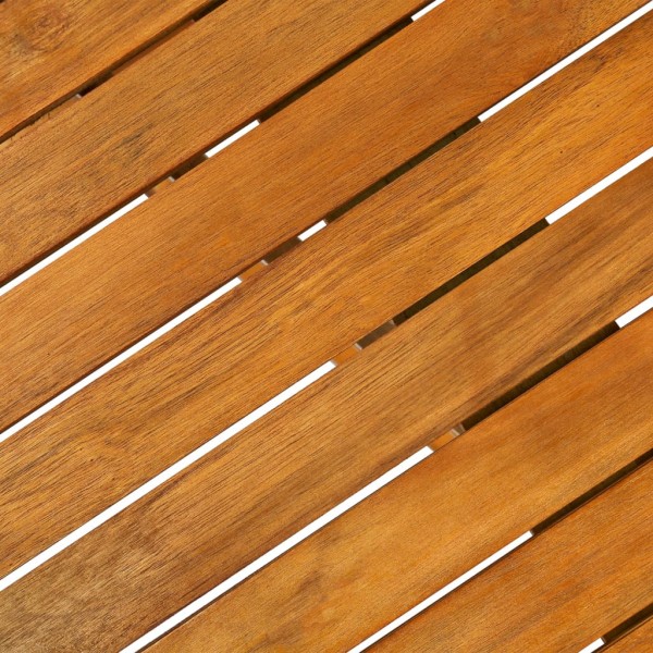 Set de comedor para jardín 9 piezas madera maciza de acacia Set de comedor para jardín 9 piezas madera maciza de acacia
