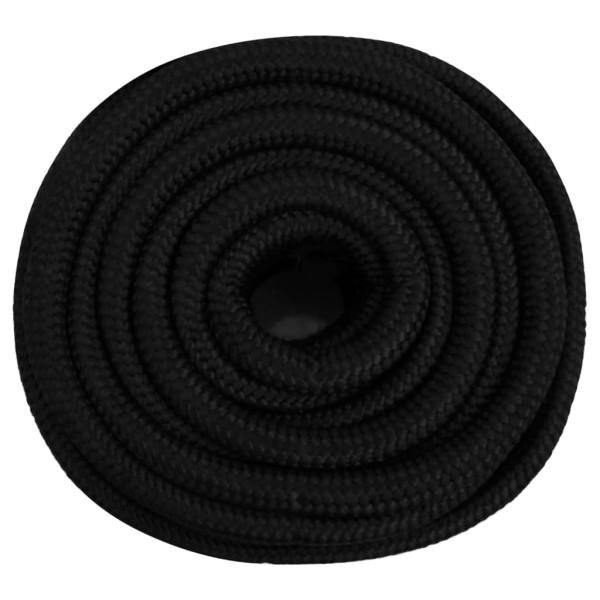 Cuerda de trabajo poliéster negro 20 mm 100 m Cuerda de trabajo poliéster negro 20 mm 100 m