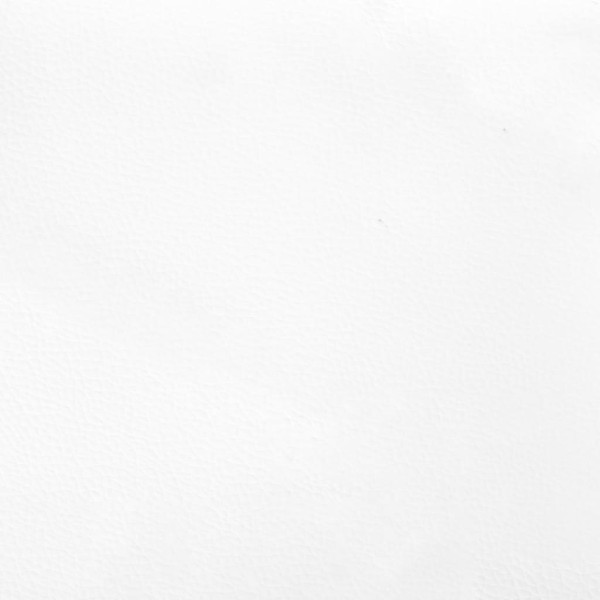 Cabecero de cuero sintético blanco 80x5x78/88 cm