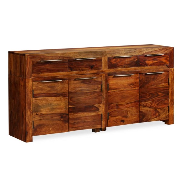 Aparador de madera maciza de sheesham 160x35x75 cm Aparador de madera maciza de sheesham 160x35x75 cm