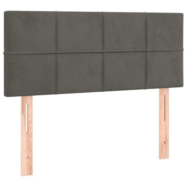 Cabecero de terciopelo gris oscuro 100x5x78/88 cm Cabecero de terciopelo gris oscuro 100x5x78/88 cm