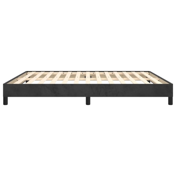Estructura de cama de terciopelo gris claro 160x200 cm Estructura de cama de terciopelo gris claro 160x200 cm