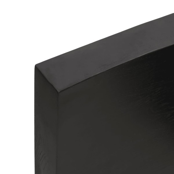 Tablero mesa madera tratada borde vivo marrón 80x40x(2-6) cm Tablero mesa madera tratada borde vivo marrón 80x40x(2-6) cm