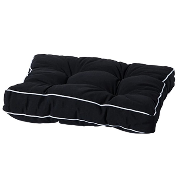 Madison Cojín acolchado de asiento Panama 47x47 cm negro Madison Cojín acolchado de asiento Panama 47x47 cm negro