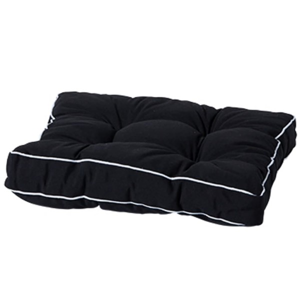Madison Cojín acolchado de asiento Panama 47x47 cm negro Madison Cojín acolchado de asiento Panama 47x47 cm negro