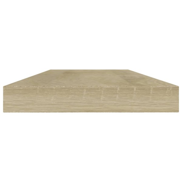 Estante estantería 4 uds contrachapada roble Sonoma 40x10x1,5cm Estante estantería 4 uds contrachapada roble Sonoma 40x10x1,5cm