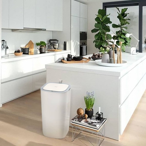 EKO Cubo de basura con sensor Morandi 30 L blanco EKO Cubo de basura con sensor Morandi 30 L blanco
