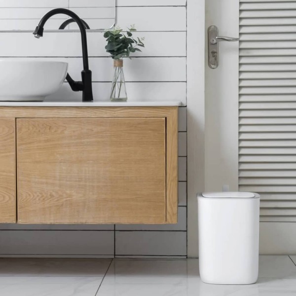 EKO Cubo de basura con sensor Morandi 12 L blanco EKO Cubo de basura con sensor Morandi 12 L blanco