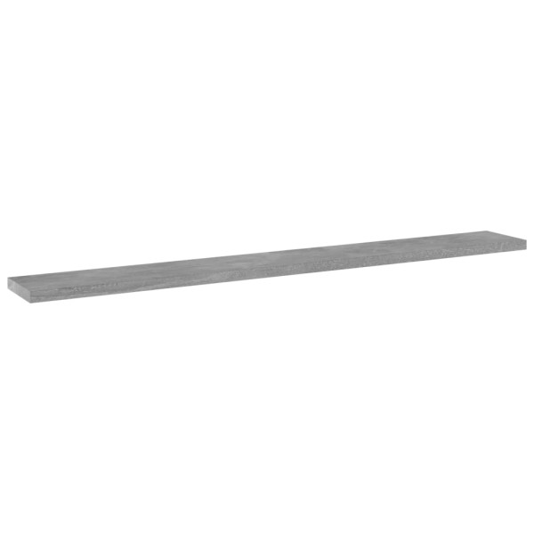 Estante estantería 4uds contrachapada gris hormigón 80x10x1,5cm Estante estantería 4uds contrachapada gris hormigón 80x10x1,5cm