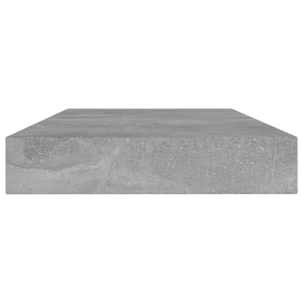 Estante estantería 4uds contrachapada gris hormigón 80x10x1,5cm Estante estantería 4uds contrachapada gris hormigón 80x10x1,5cm