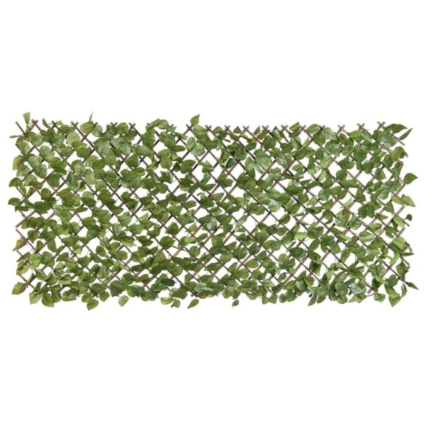 Nature Enrejado de jardín con palma de laurel hojas verdes Nature Enrejado de jardín con palma de laurel hojas verdes