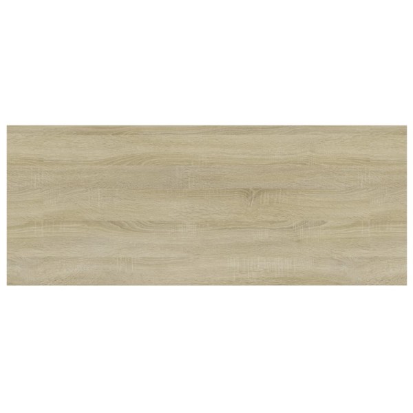 Estante estantería 4uds contrachapada roble Sonoma 100x40x1,5cm Estante estantería 4uds contrachapada roble Sonoma 100x40x1,5cm