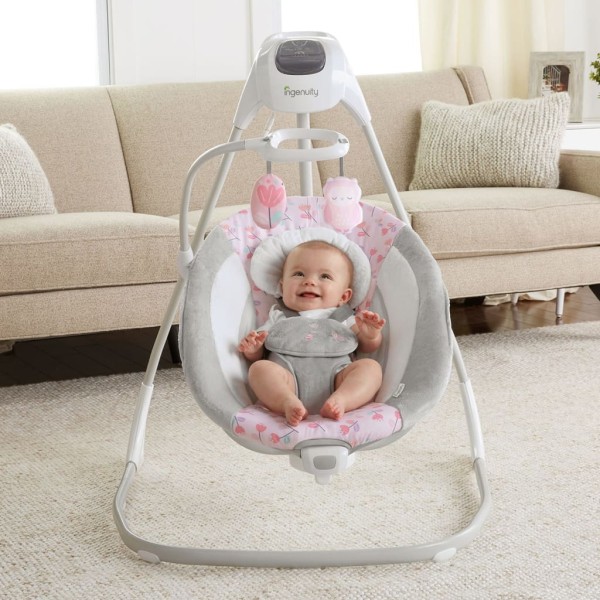Ingenuity Hamaca mecedora para bebés Simple Comfort Cassidy Ingenuity Hamaca mecedora para bebés Simple Comfort Cassidy