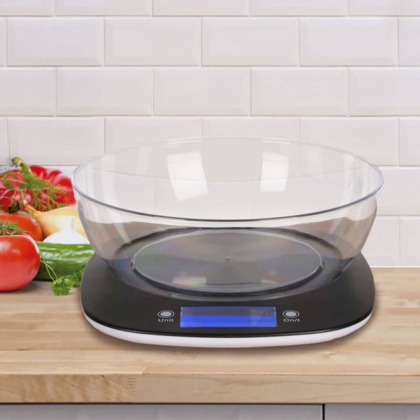 Excellent Houseware Balanza de cocina con bol de mezcla 1,4 L Excellent Houseware Balanza de cocina con bol de mezcla 1,4 L