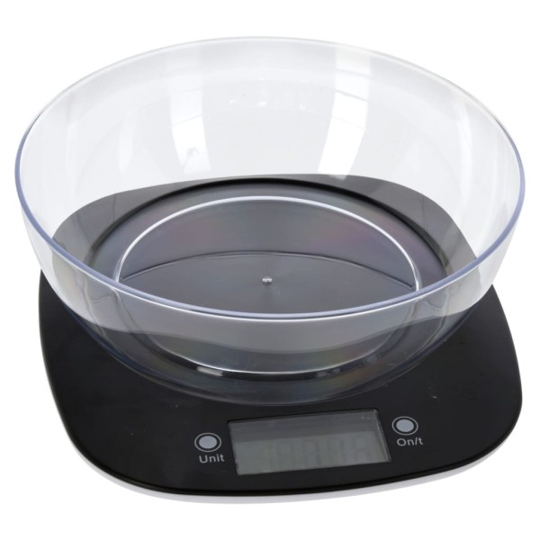 Excellent Houseware Balanza de cocina con bol de mezcla 1,4 L Excellent Houseware Balanza de cocina con bol de mezcla 1,4 L