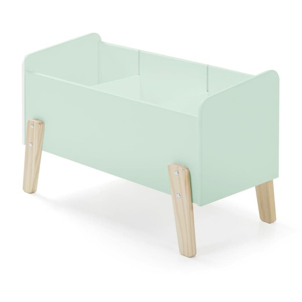 Vipack Caja para juguetes Kiddy madera verde mint Vipack Caja para juguetes Kiddy madera verde mint