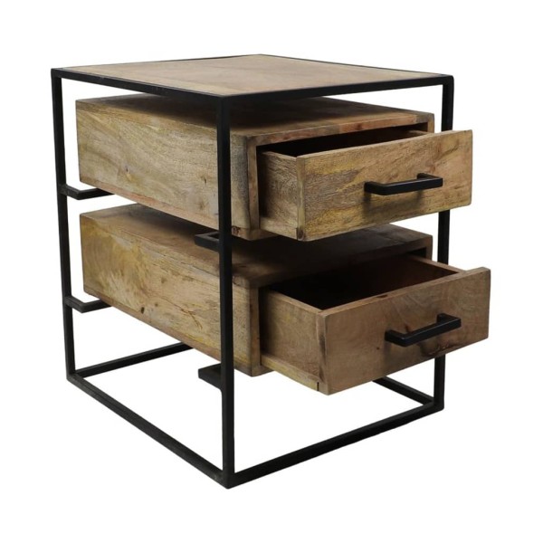 HSM Collection Mesa de centro Blackwell 40x45x50 cm HSM Collection Mesa de centro Blackwell 40x45x50 cm