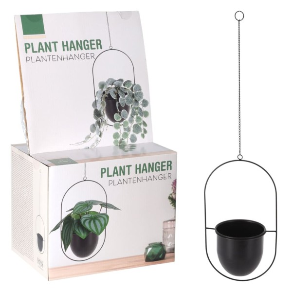 ProGarden Soporte colgante para plantas negro 20,5x15x39 cm ProGarden Soporte colgante para plantas negro 20,5x15x39 cm