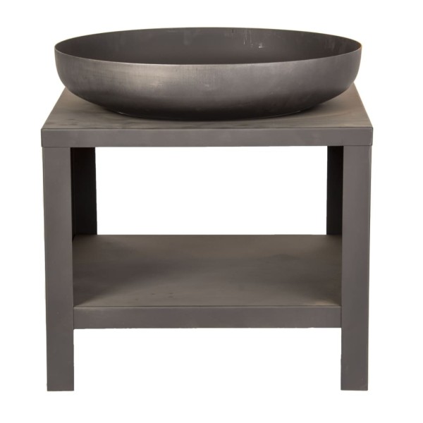 Esschert Design Brasero con almacenaje para leña negro 62 cm Esschert Design Brasero con almacenaje para leña negro 62 cm