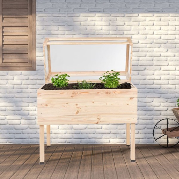 HI Huerto urbano con cubierta madera 135 L HI Huerto urbano con cubierta madera 135 L