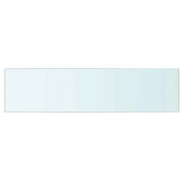 Estantes 2 unidades panel de vidrio transparente 60x15 cm Estantes 2 unidades panel de vidrio transparente 60x15 cm