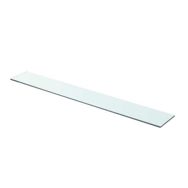 Estantes 2 unidades panel de vidrio transparente 90x12 cm Estantes 2 unidades panel de vidrio transparente 90x12 cm
