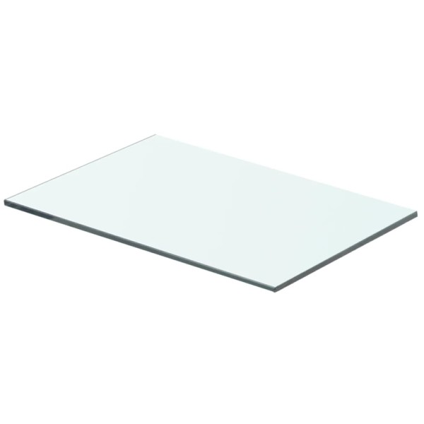 Estantes 2 unidades panel de vidrio transparente 40x20 cm Estantes 2 unidades panel de vidrio transparente 40x20 cm