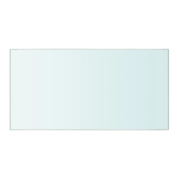 Estantes 2 unidades panel de vidrio transparente 40x20 cm Estantes 2 unidades panel de vidrio transparente 40x20 cm