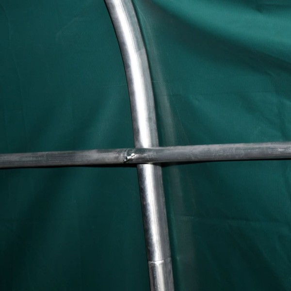 Carpa ganado desmontable PVC verde oscuro 550 g/m² 3,3x4,8 m Carpa ganado desmontable PVC verde oscuro 550 g/m² 3,3x4,8 m