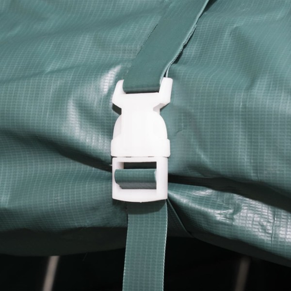 Carpa ganado desmontable PVC verde oscuro 550 g/m² 3,3x4,8 m Carpa ganado desmontable PVC verde oscuro 550 g/m² 3,3x4,8 m
