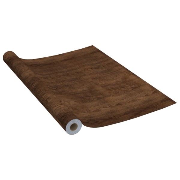 Láminas autoadhesivas puertas 4 uds PVC roble oscuro 210x90 cm Láminas autoadhesivas puertas 4 uds PVC roble oscuro 210x90 cm