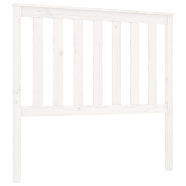 Cabecero de cama madera maciza de pino blanco 106x6x101 cm Cabecero de cama madera maciza de pino blanco 106x6x101 cm