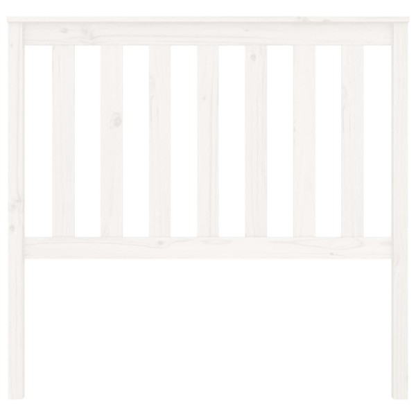 Cabecero de cama madera maciza de pino blanco 106x6x101 cm Cabecero de cama madera maciza de pino blanco 106x6x101 cm