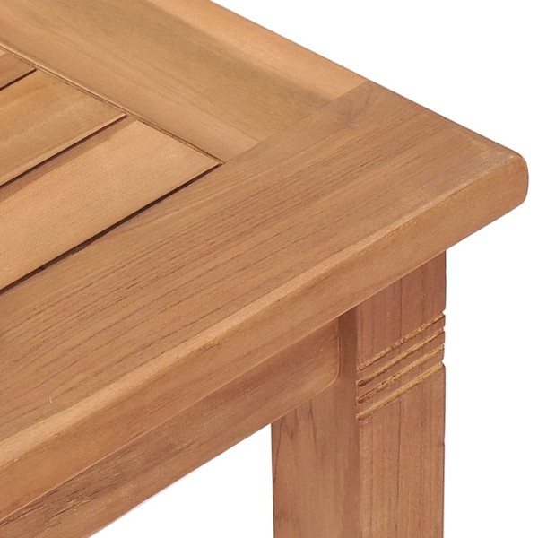 Juego de comedor de jardín 3 piezas madera maciza de teca Juego de comedor de jardín 3 piezas madera maciza de teca