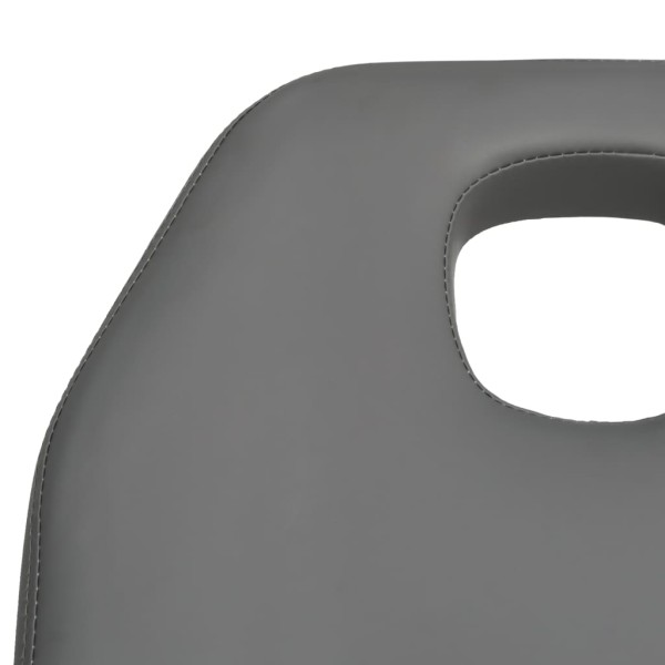 Camilla de masaje gris 180x62x(87-112) cm