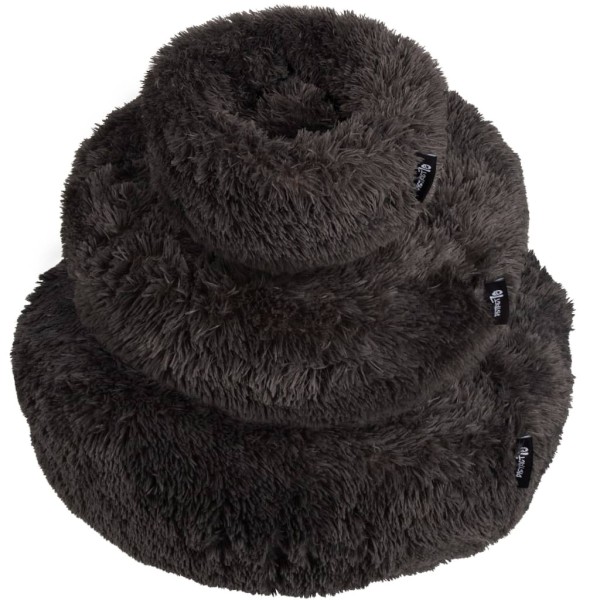 DISTRICT70 Cama para mascotas FUZZ gris oscuro L DISTRICT70 Cama para mascotas FUZZ gris oscuro L