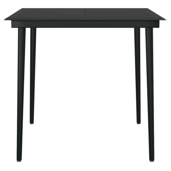 Juego de comedor de jardín 5 piezas gris antracita Juego de comedor de jardín 5 piezas gris antracita