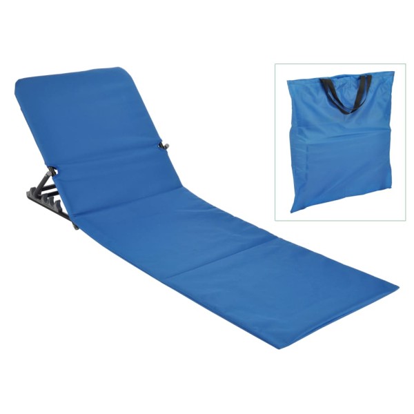 HI Esterilla silla plegable de playa PVC azul HI Esterilla silla plegable de playa PVC azul