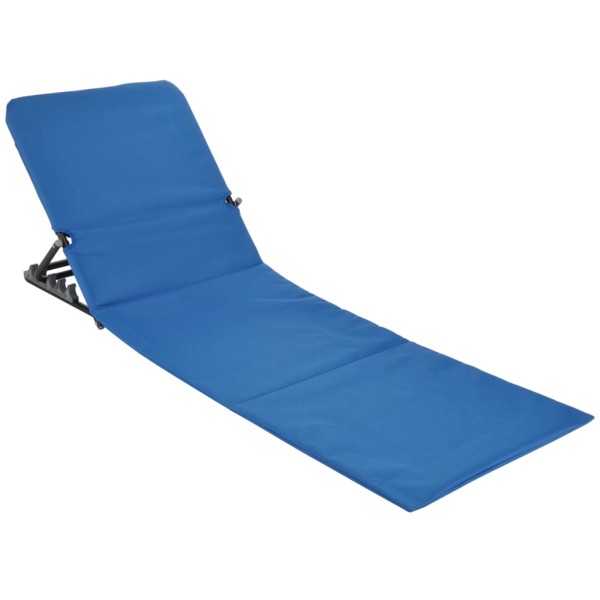 HI Esterilla silla plegable de playa PVC azul HI Esterilla silla plegable de playa PVC azul