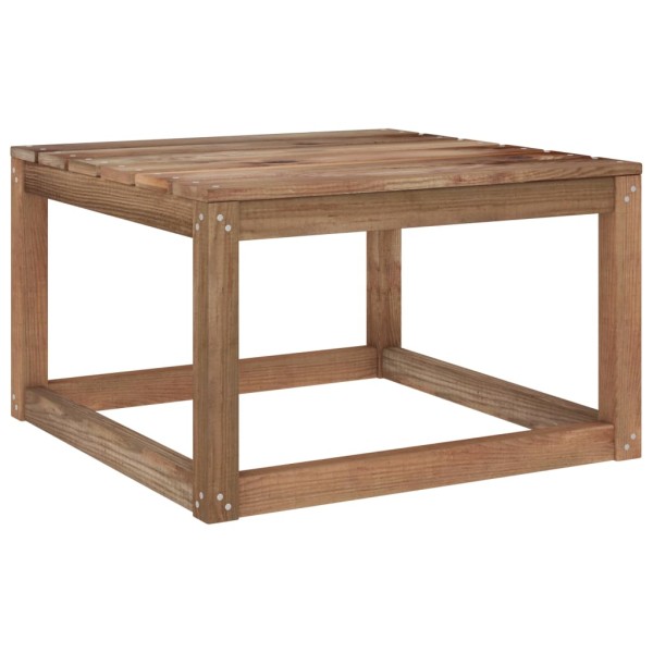 Set de muebles de jardín 9 piezas con cojines verdes Set de muebles de jardín 9 piezas con cojines verdes