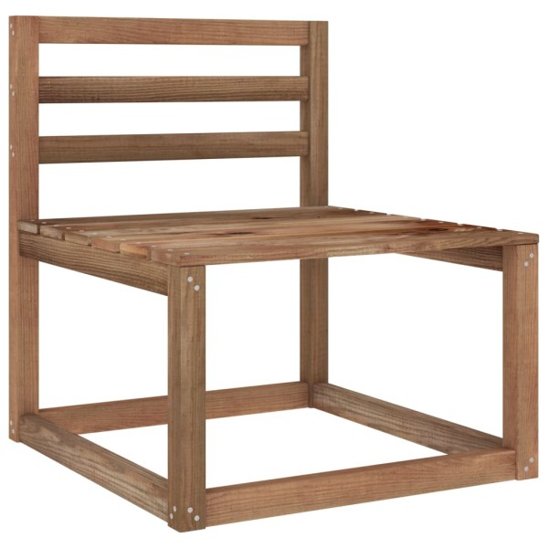 Set de muebles de jardín 9 piezas con cojines verdes Set de muebles de jardín 9 piezas con cojines verdes