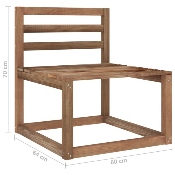 Set de muebles de jardín 9 piezas con cojines verdes Set de muebles de jardín 9 piezas con cojines verdes