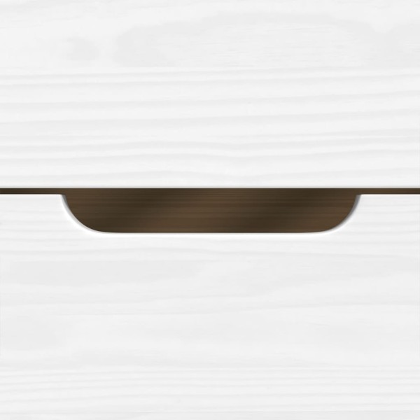 Sofá cama con 2 cajones madera maciza pino blanca IRUN 90x200cm Sofá cama con 2 cajones madera maciza pino blanca IRUN 90x200cm