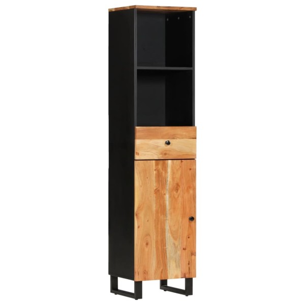Conjunto de muebles de baño 3 piezas madera maciza de acacia Conjunto de muebles de baño 3 piezas madera maciza de acacia