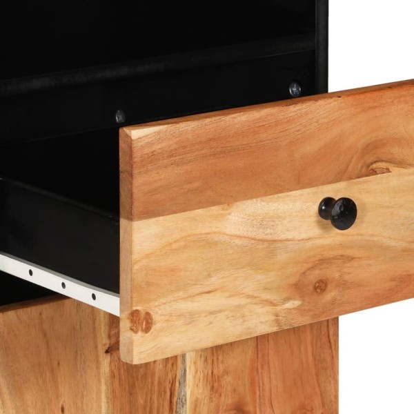 Conjunto de muebles de baño 3 piezas madera maciza de acacia Conjunto de muebles de baño 3 piezas madera maciza de acacia