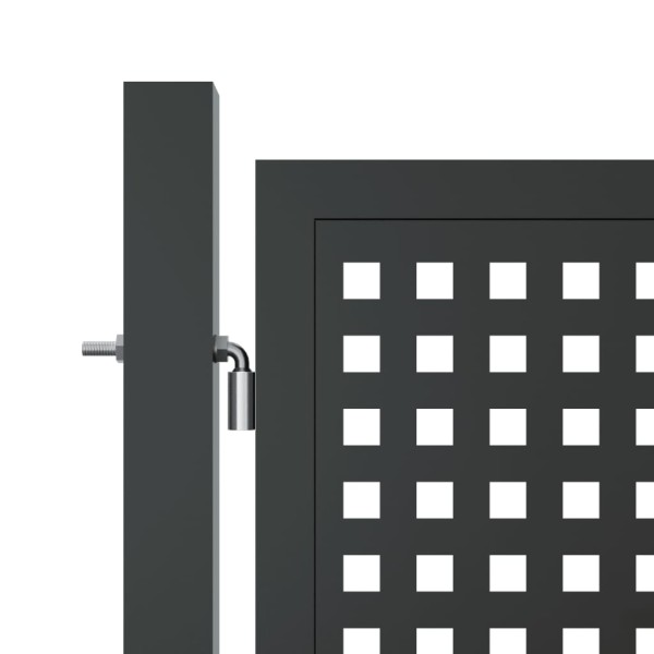 Puerta de jardín acero gris antracita 300x150 cm Puerta de jardín acero gris antracita 300x150 cm