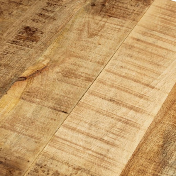 Mesa de centro hierro y madera maciza de mango Ø68x43 cm Mesa de centro hierro y madera maciza de mango Ø68x43 cm